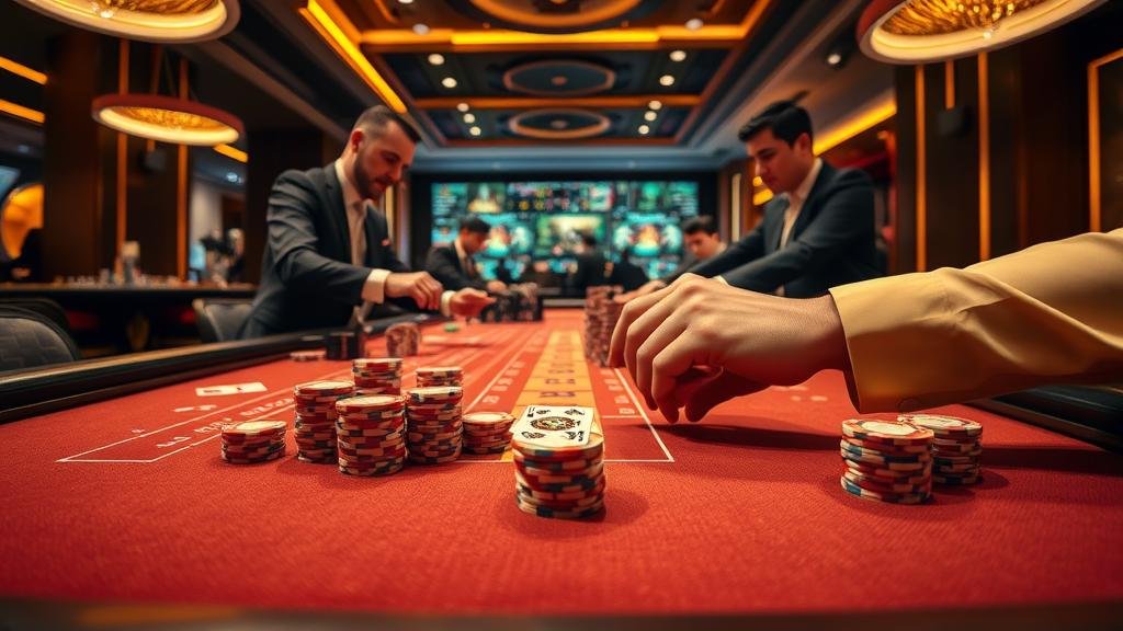 ตัวอย่างตารางไพ่บาคาร่าสำหรับการอ่านเค้าไพ่