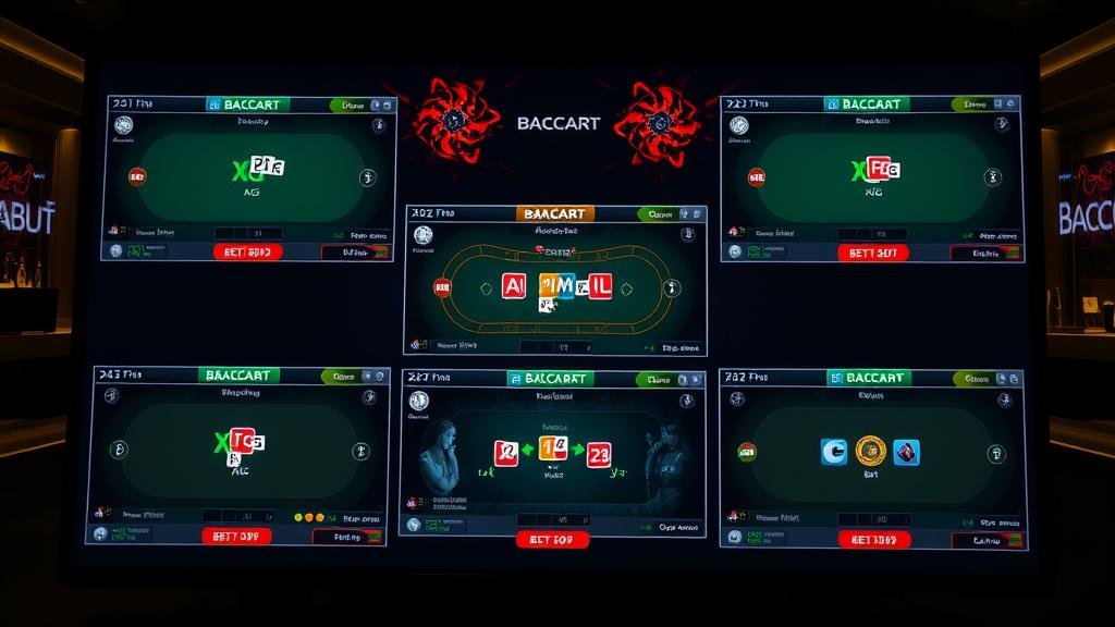 ตารางบาคาร่าแสดงอัตราจ่ายและตัวเลือกเดิมพัน