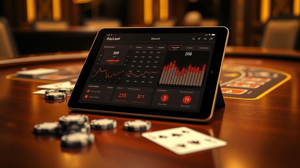 การเล่นบาคาร่าสดบน iPad พร้อมสถิติ