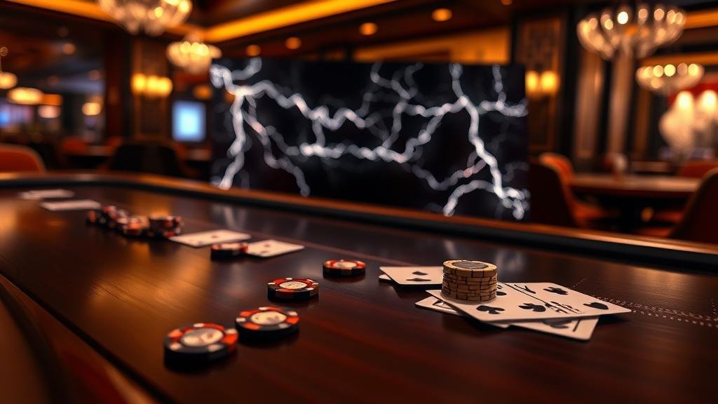 หน้าจอเกมบาคาร่า BBIN สายฟ้า พร้อมแสดงผลเค้าไพ่