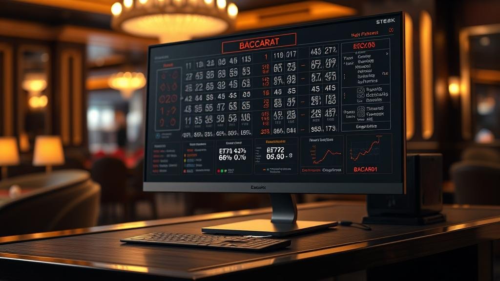 ภาพประกอบเกมบาคาร่าพร้อมสัญลักษณ์แห่งชัยชนะ