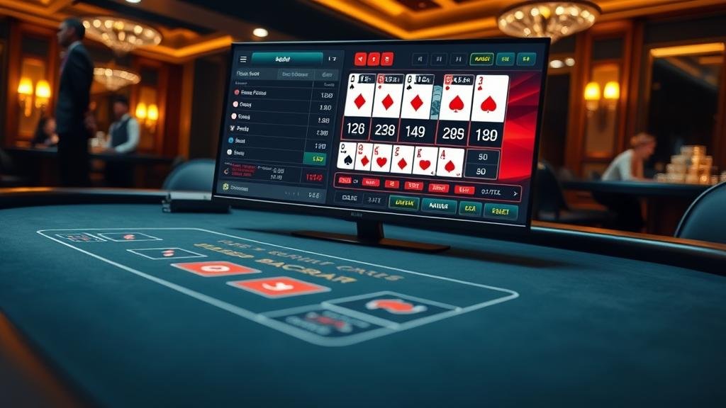 ตารางเปรียบเทียบกลยุทธ์การเดินเงินบาคาร่า