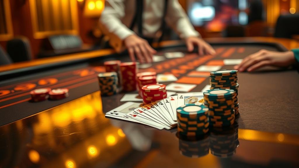 หน้าจอแสดงผลบาคาร่าไลฟ์สดบนแท็บเล็ต