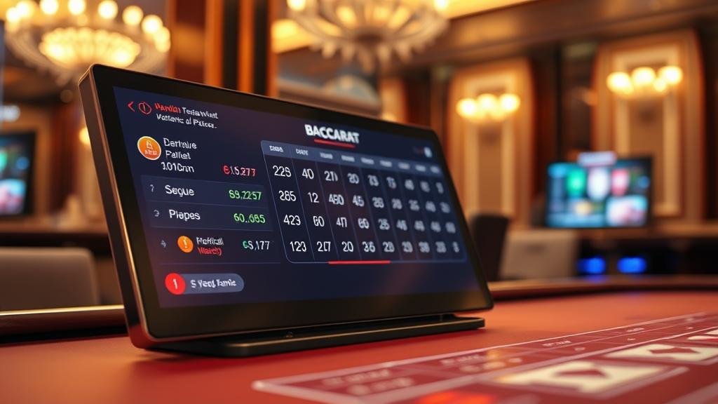 การบันทึกผลการเล่นบาคาร่า