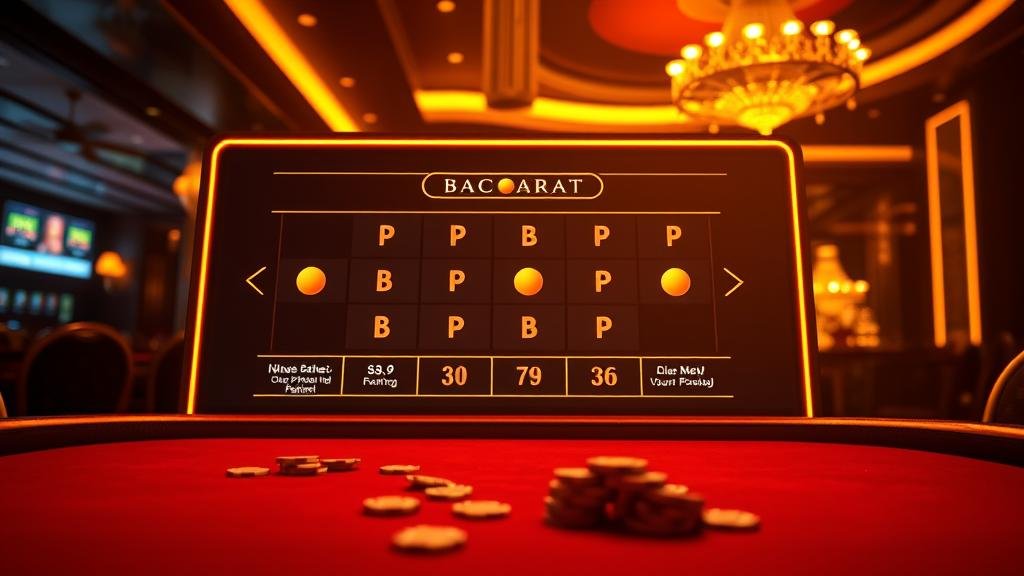 แผนภาพการเดินเงิน EBET สำหรับบาคาร่า