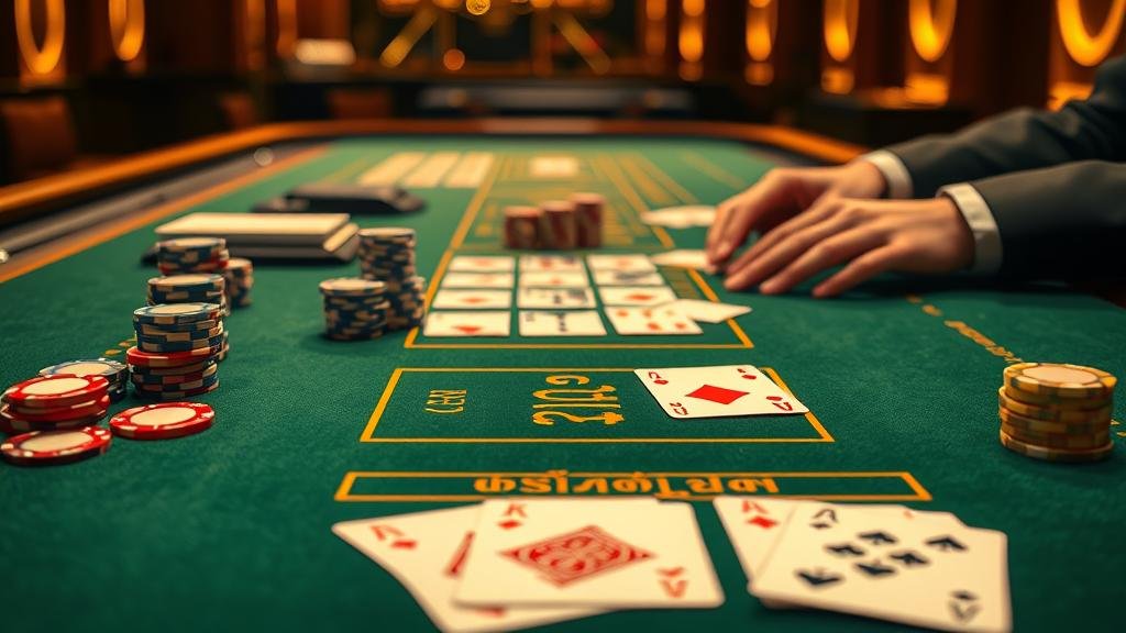 ดีลเลอร์บาคาร่าบนแท็บเล็ต