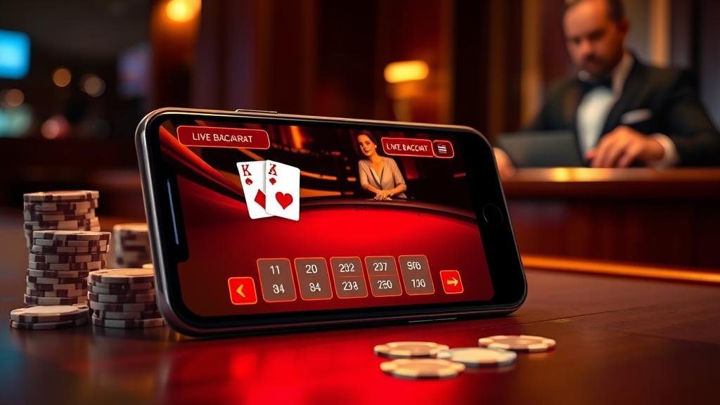 การวิเคราะห์เค้าไพ่บาคาร่าบนหน้าจอโทรศัพท์มือถือ