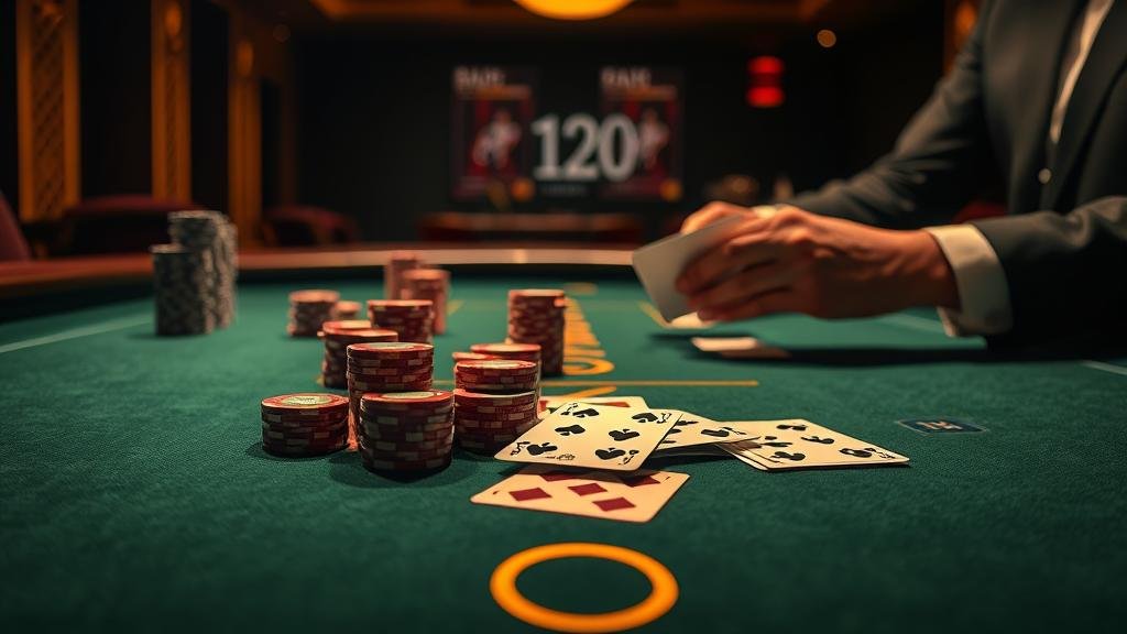 ดีลเลอร์สาวสวยในห้องบาคาร่าสุดเซ็กซี่