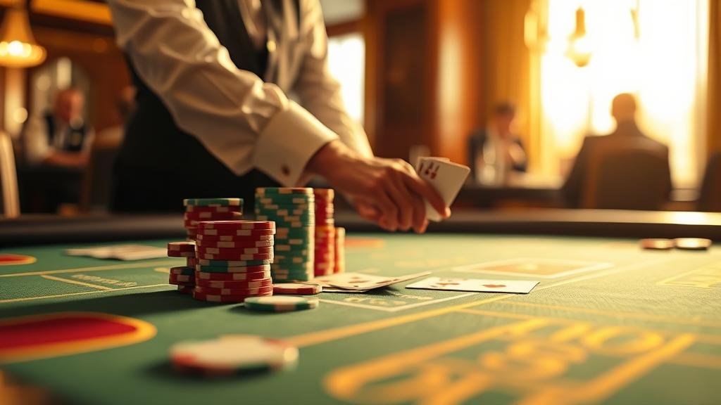 บรรยากาศการเล่นบาคาร่าสด