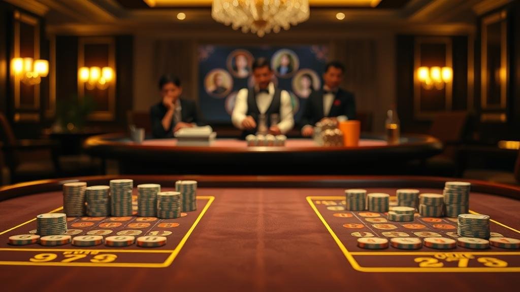 ตัวอย่างเค้าไพ่บาคาร่า ถนนใหญ่ และ ถนนไม้ขีด