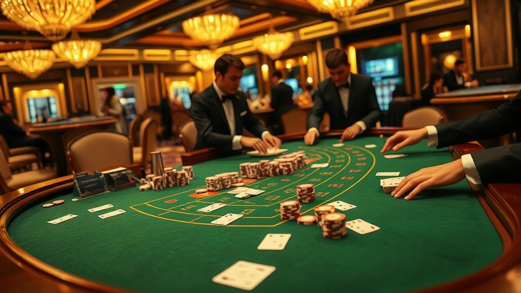 ภาพประกอบเทคนิคการอ่านเค้าไพ่บาคาร่า