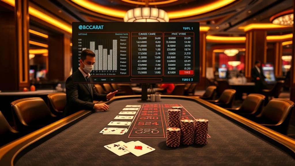 นักพนันมืออาชีพกำลังวางแผนการเล่นบาคาร่า