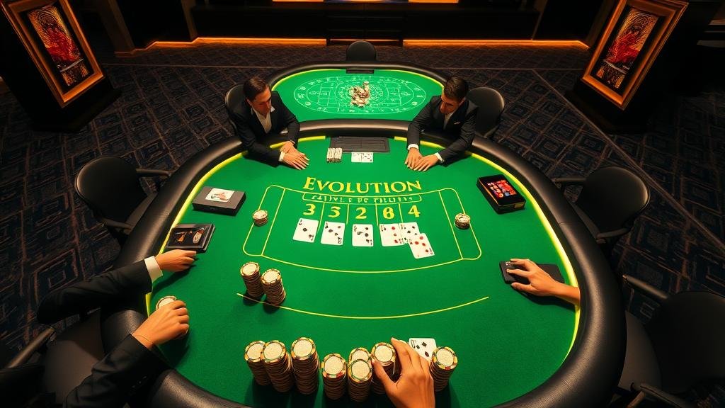 ภาพตัวคูณสายฟ้าในบาคาร่า Evolution