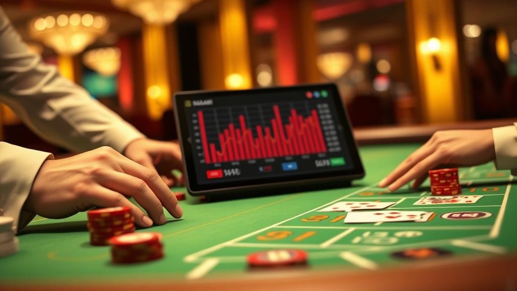 บรรยากาศห้องบาคาร่าสด AE ที่เต็มไปด้วยสีสันและดีลเลอร์สาวสวย