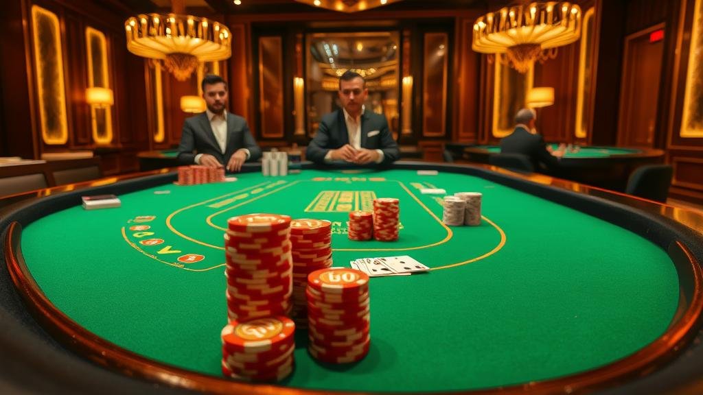 อินเทอร์เฟซเกมบาคาร่า AllBet พร้อมการแสดงผลเค้าไพ่