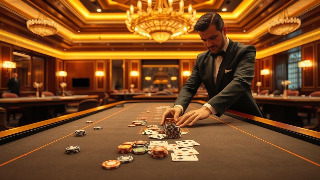 หน้าจอแสดงสถิติและเค้าไพ่บาคาร่าสดจาก Microgaming