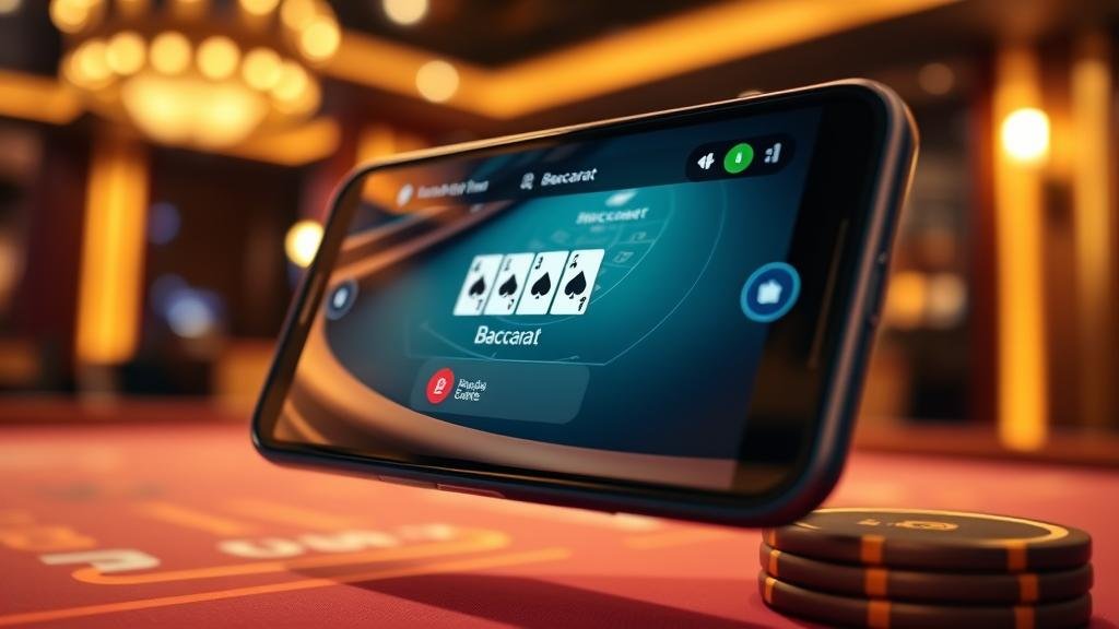 การตั้งเป้ากำไรบาคาร่าบนแท็บเล็ต