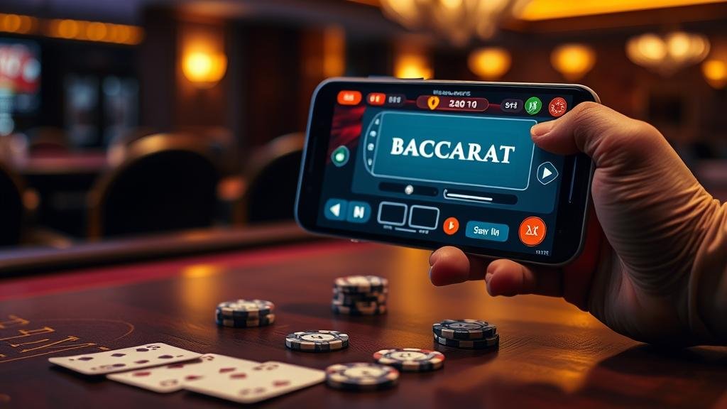 ตารางเค้าไพ่บาคาร่าบน iPhone