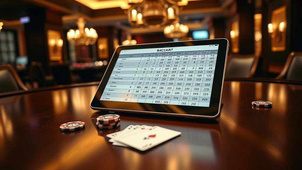 การจัดการงบประมาณการเล่นบาคาร่าบนแท็บเล็ต