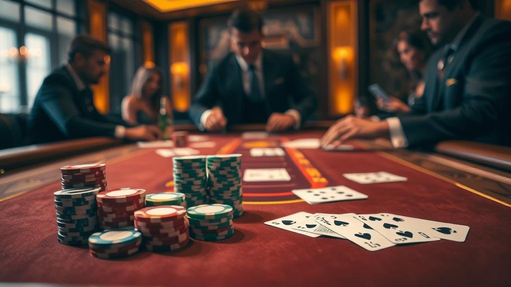 นักพนันบาคาร่ามืออาชีพกำลังวางเดิมพัน