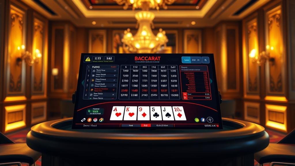 หน้าจอเกมบาคาร่า Pragmatic Play (PP) ที่ทันสมัย