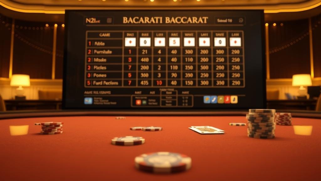 บรรยากาศหรูหราของเกมบาคาร่า WM Casino