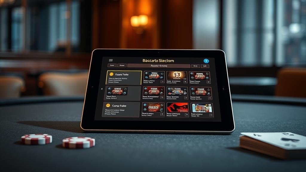 การอ่านเค้าไพ่บาคาร่าบนหน้าจอคอมพิวเตอร์