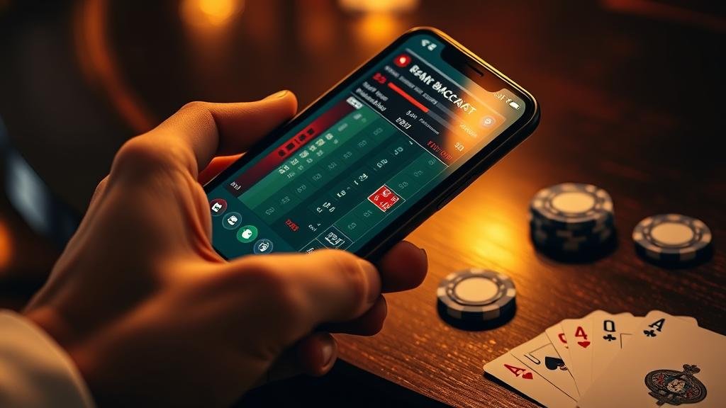 วิเคราะห์กราฟบาคาร่าบนแท็บเล็ต