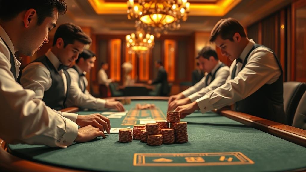 ตัวอย่างเค้าไพ่มังกรในการเล่นบาคาร่า