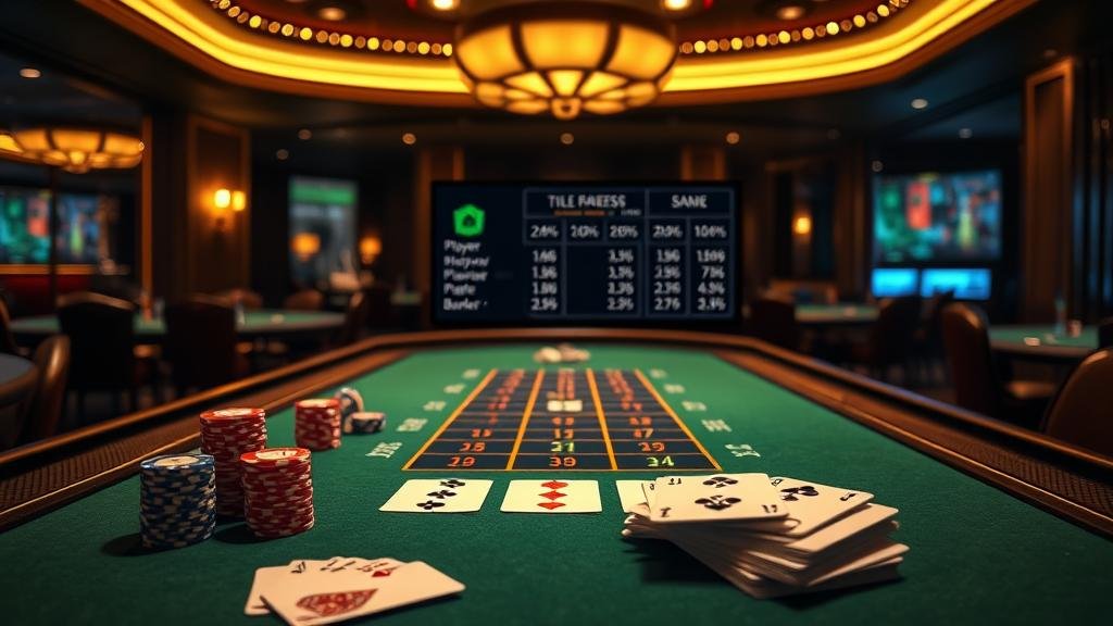 แผนภาพแสดงระบบเดินเงินลาโบเชร์ในบาคาร่า