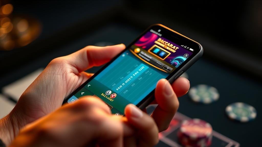 ห้องบาคาร่า Evolution บนมือถือ