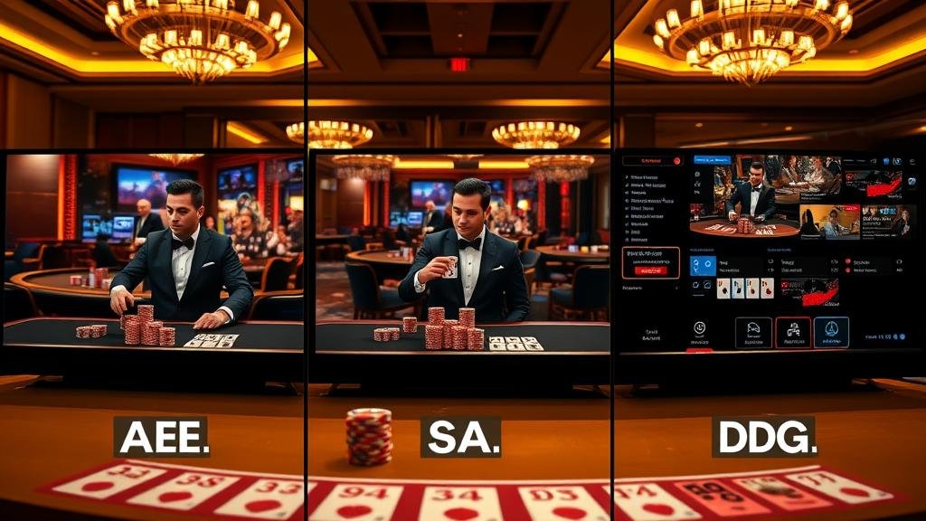 ตัวอย่างเค้าไพ่ถนนใหญ่และถนนเล็กในเกมบาคาร่า