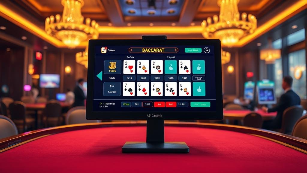 อินเทอร์เฟซเกมบาคาร่า AllBet คาสิโนสด