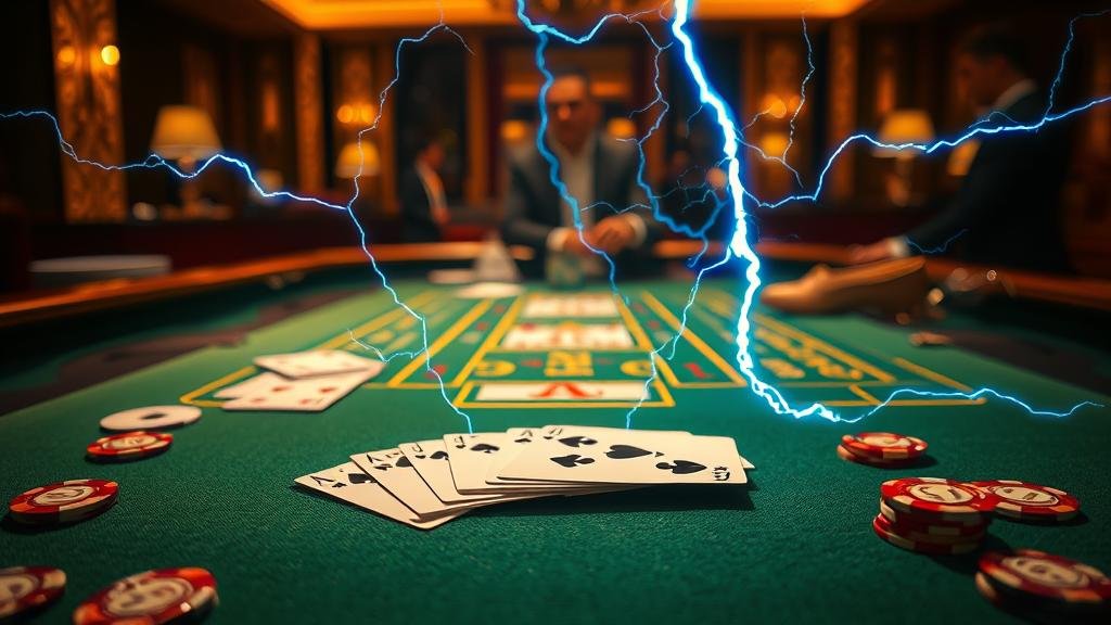 หน้าจอแสดงสถิติและอัตราจ่ายบาคาร่าสายฟ้า