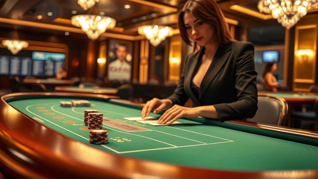 อินเทอร์เฟซเกมบาคาร่าสดจาก TVBet