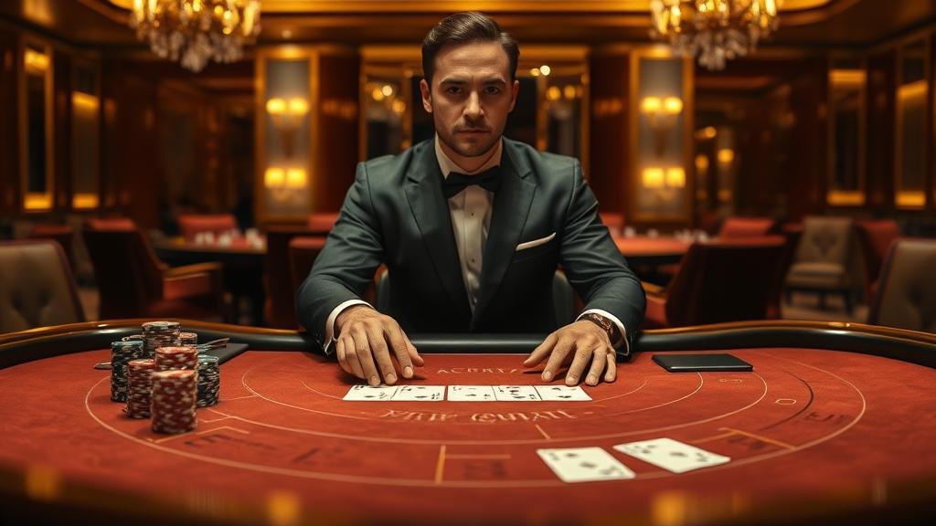 ดีลเลอร์สาวสวยในเกมบาคาร่า Sexy