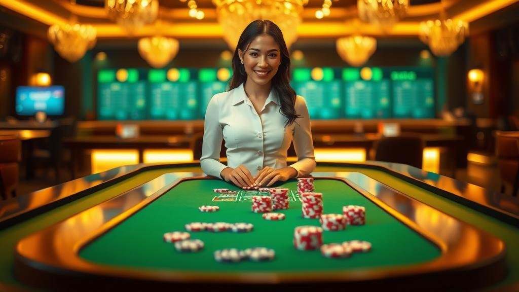 อินเทอร์เฟซบาคาร่าเกมสด DG Casino