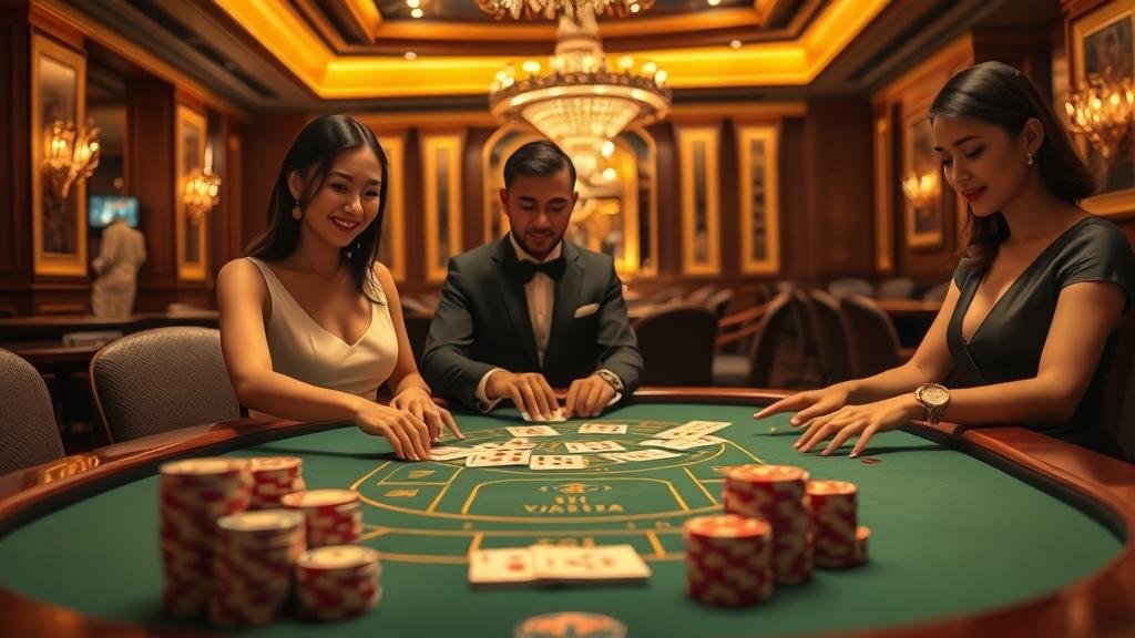 ห้องบาคาร่า Sexy Baccarat บรรยากาศหรูหรา