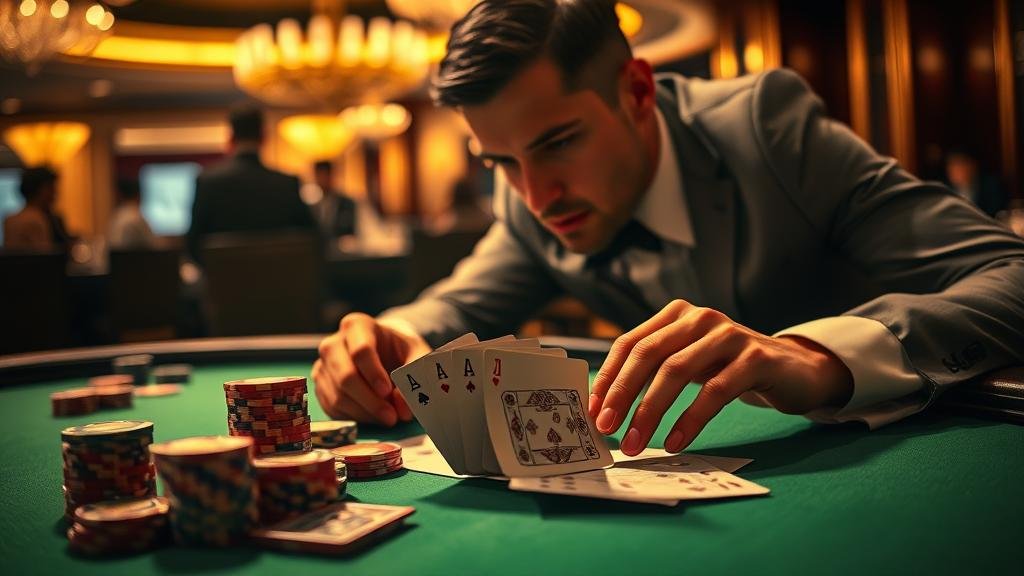 ตัวอย่างเค้าไพ่มังกรในบาคาร่า