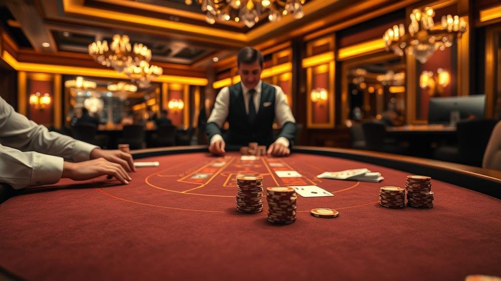 กราฟิกแสดงถึงความสำเร็จทางการเงินจากการเล่นบาคาร่า