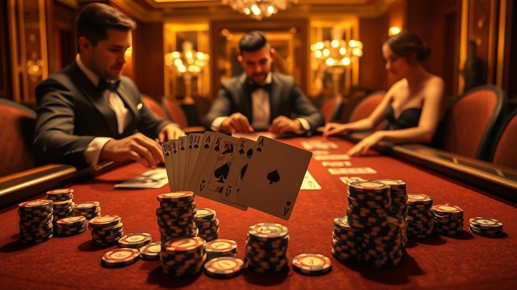 แผนผังกลยุทธ์การเดินเงิน 1-3-2-4 ในบาคาร่า