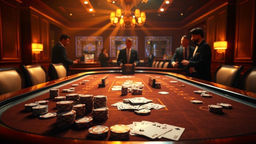 การอ่านเค้าไพ่บาคาร่าบนหน้าจอคอมพิวเตอร์