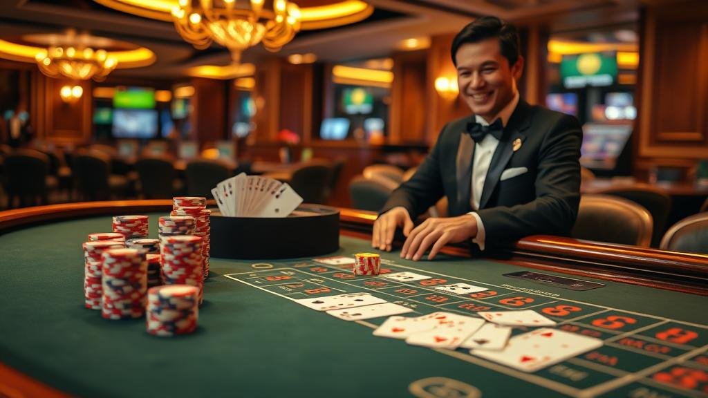 ตัวอย่างเค้าไพ่บาคาร่า มังกร และปิงปอง