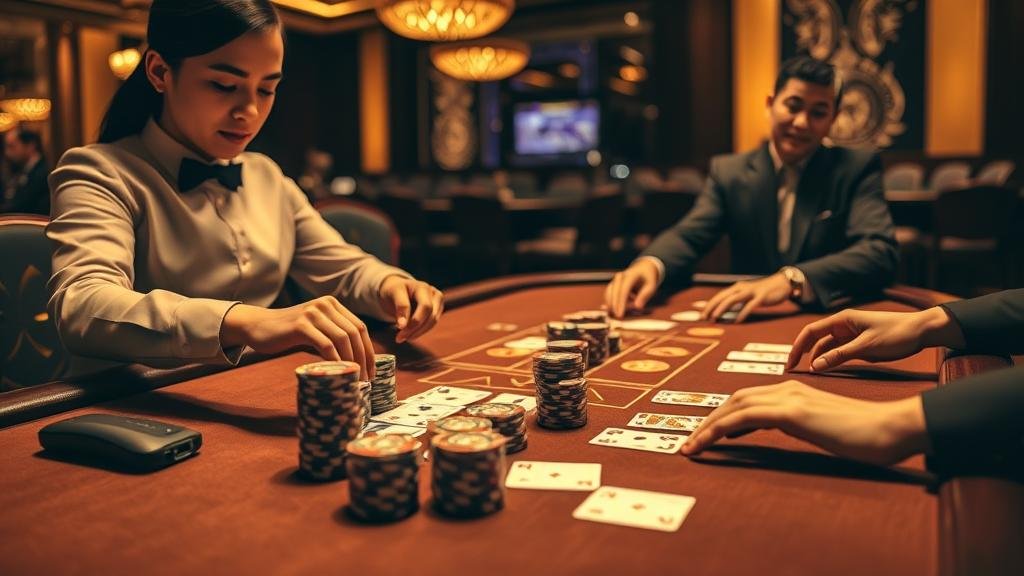 หน้าจอเกมบาคาร่าจาก WM Casino