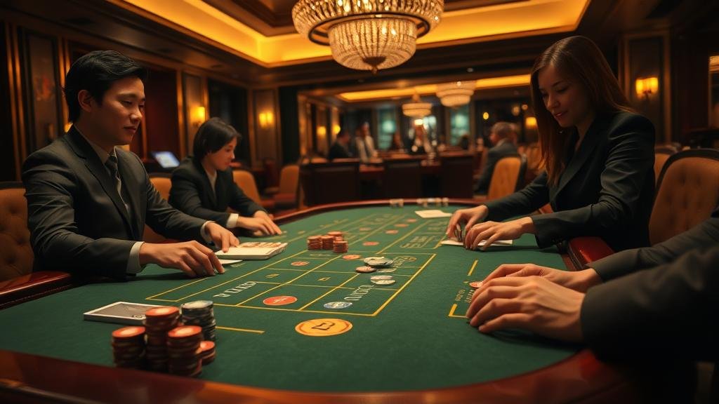 หน้าจอแสดงสถิติย้อนหลังห้องบาคาร่า