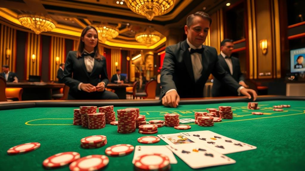 ตัวอย่างเค้าไพ่มังกรในบาคาร่า