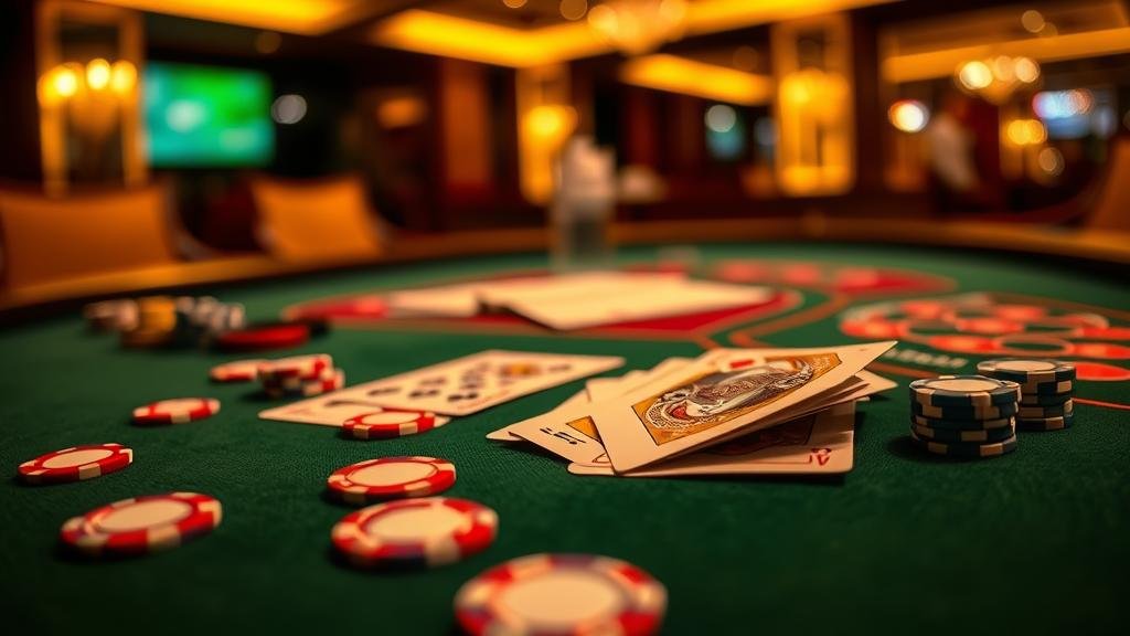 หน้าจอโทรศัพท์มือถือแสดงเกมบาคาร่าพร้อมสถิติ