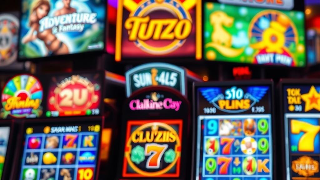 อินเทอร์เฟซเกมสล็อตจากค่ายดัง