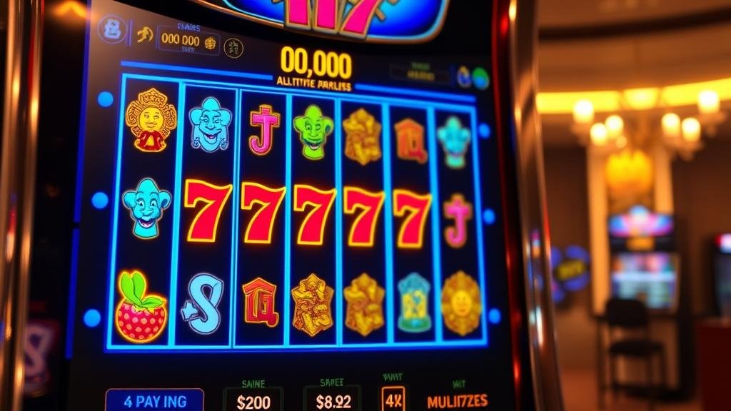 การแสดงผลตัวคูณที่เพิ่มขึ้นในเกมสล็อต