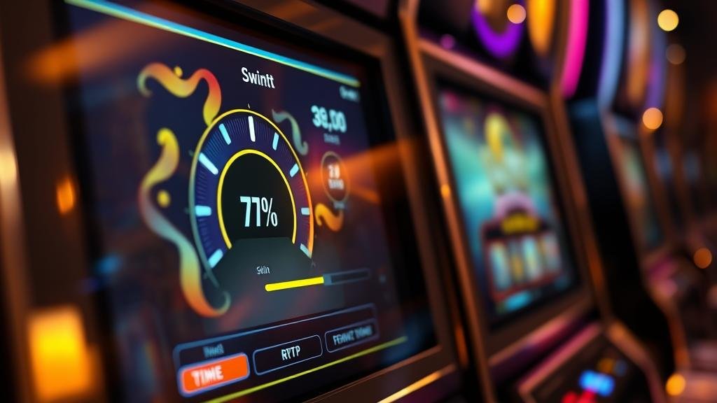 กราฟแสดง RTP และเพย์ไลน์ของสล็อต